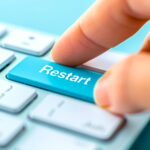 Restart button square