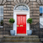 Edinburgh home front door Square