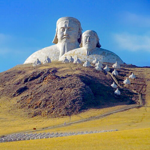 Genghis & Kublai Khan memorial Square