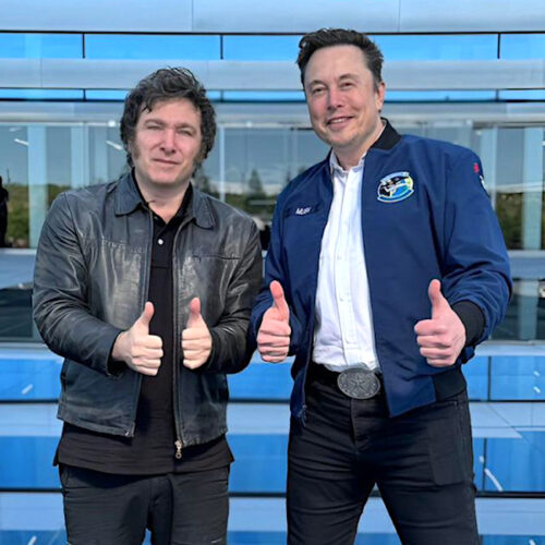 Javier Milei & Elon Musk Square