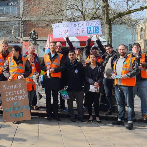 Junior Doctors strike Square
