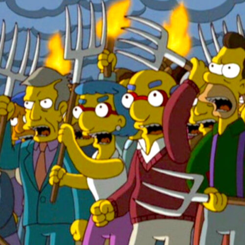 Simpsons Pitchfork Square