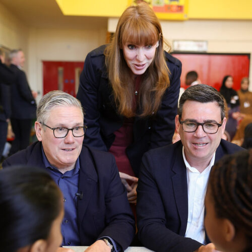 Starmer, Rayner, Burnham Square