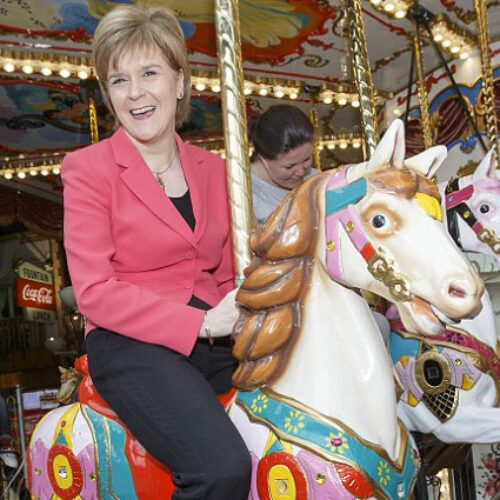 Sturgeon on horse