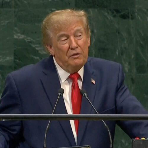 Trump at the UN 2026 Square