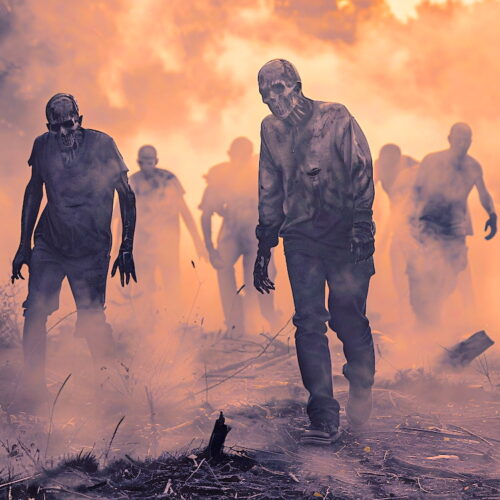 Walking Zombies Square